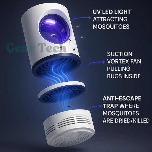 Lisslune | InsectoStop UV Fly Catcher – Electric Mosquito Lamp for Indoor and Outdoor