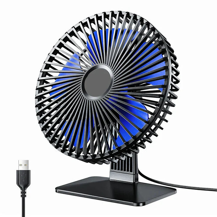 Lisslune | Mira Oscillating USB Fan – Silent, Compact & 4 Speeds for Desks and Nightstands