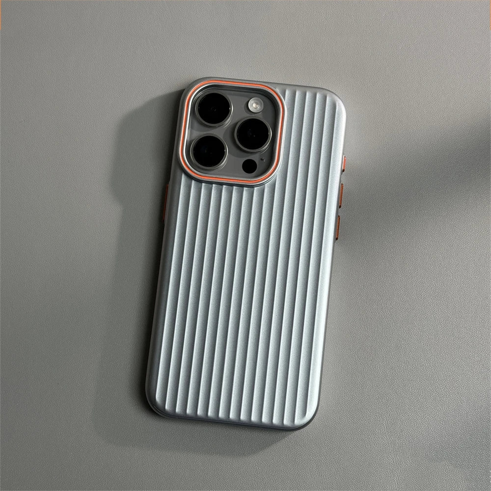Lisslune | Ultra-thin corrugated mat shockproof case for iPhone