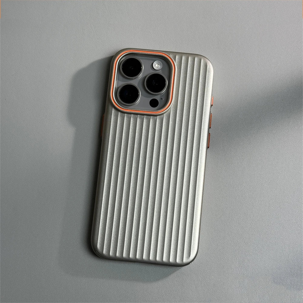 Lisslune | Ultra-thin corrugated mat shockproof case for iPhone
