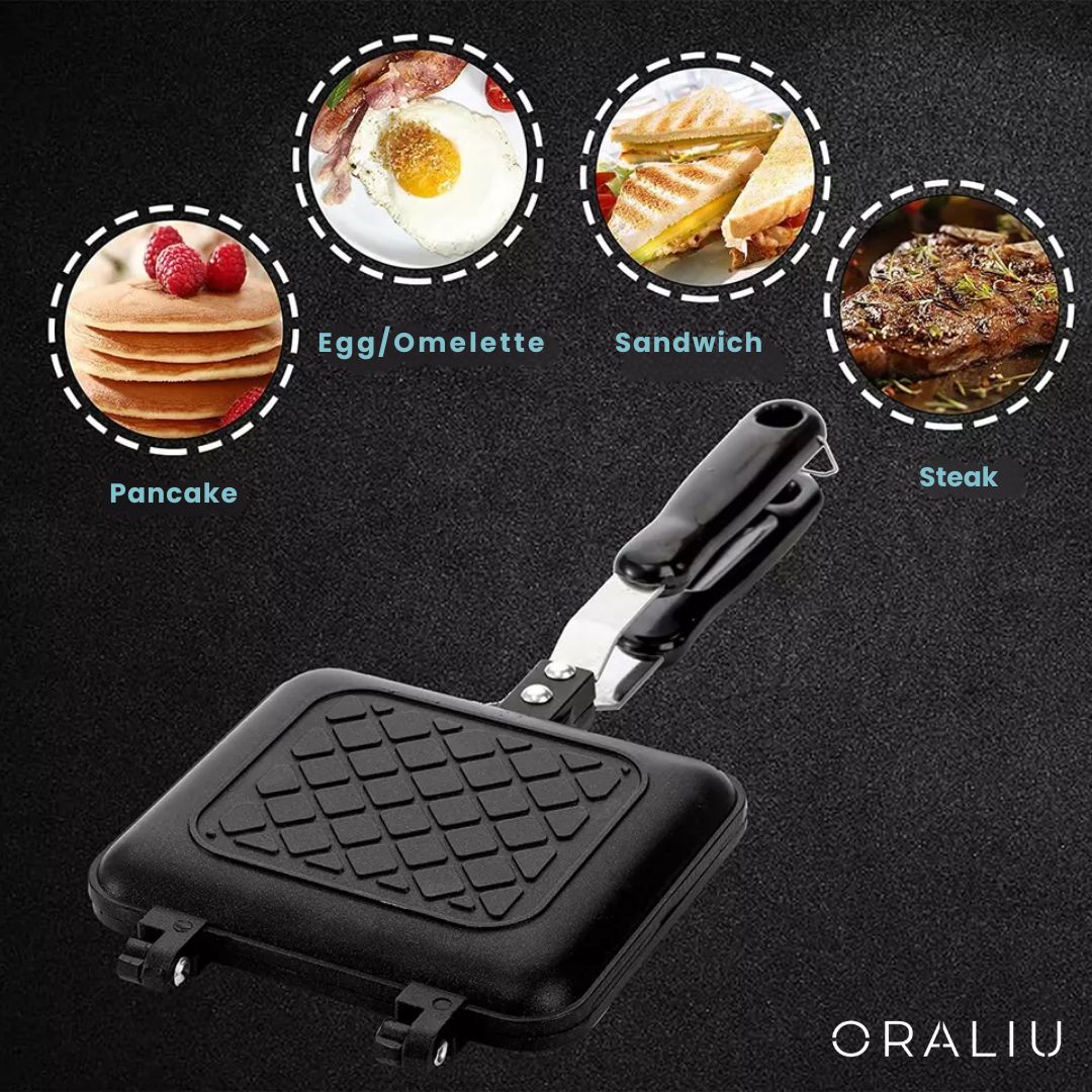 Lisslune | Camping Sandwich Maker – Non-Stick, Perfect for Outdoor Cooking