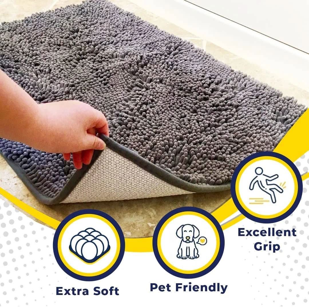 Lisslune | Microfiber Bath Mat for Comfort & Safety