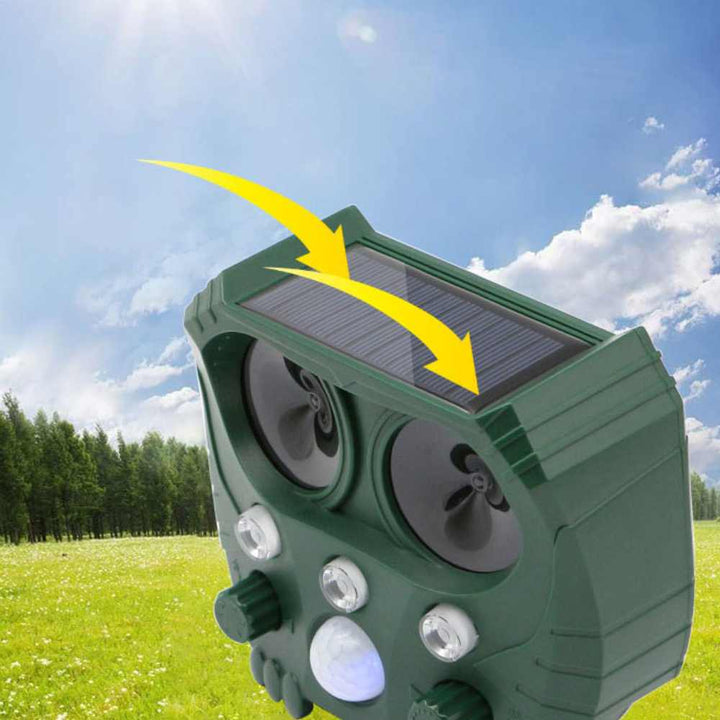 Lisslune | Ultrasonic Cat Repellent Ultrasound and Noise Sonar Repellent Deterrent for Cat, Fox, Rat, Squirrel and Dog