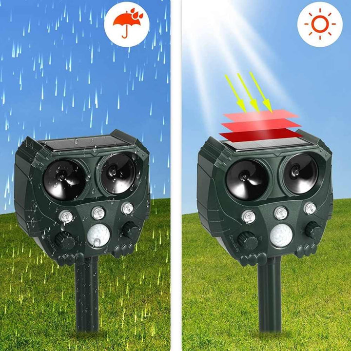 Lisslune | Ultrasonic Cat Repellent Ultrasound and Noise Sonar Repellent Deterrent for Cat, Fox, Rat, Squirrel and Dog