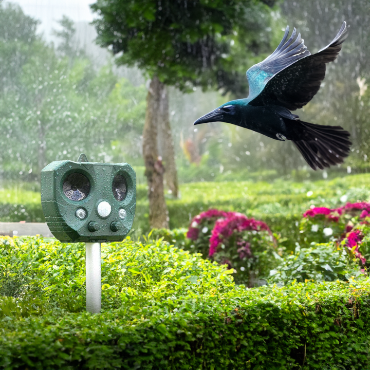 Lisslune | Effective Pest Repeller – Solar Ultrasonic Animal Deterrent for Garden