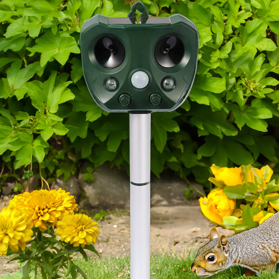 Lisslune | Effective Pest Repeller – Solar Ultrasonic Animal Deterrent for Garden