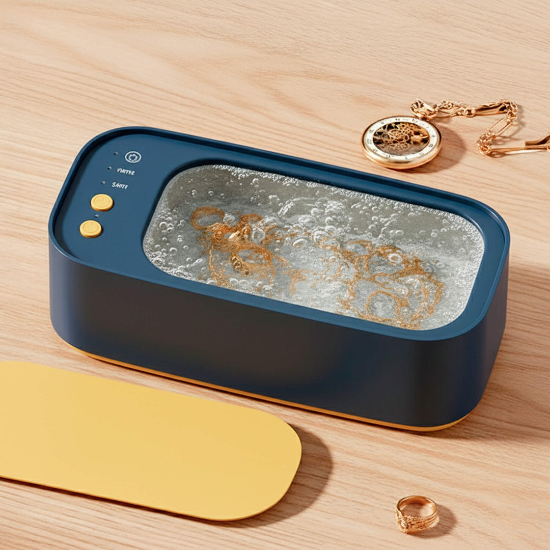 Lisslune | Ultrasonic Cleaning Device | Gentle, Efficient & Versatile for Jewelry, Glasses, Watches, and Dentures