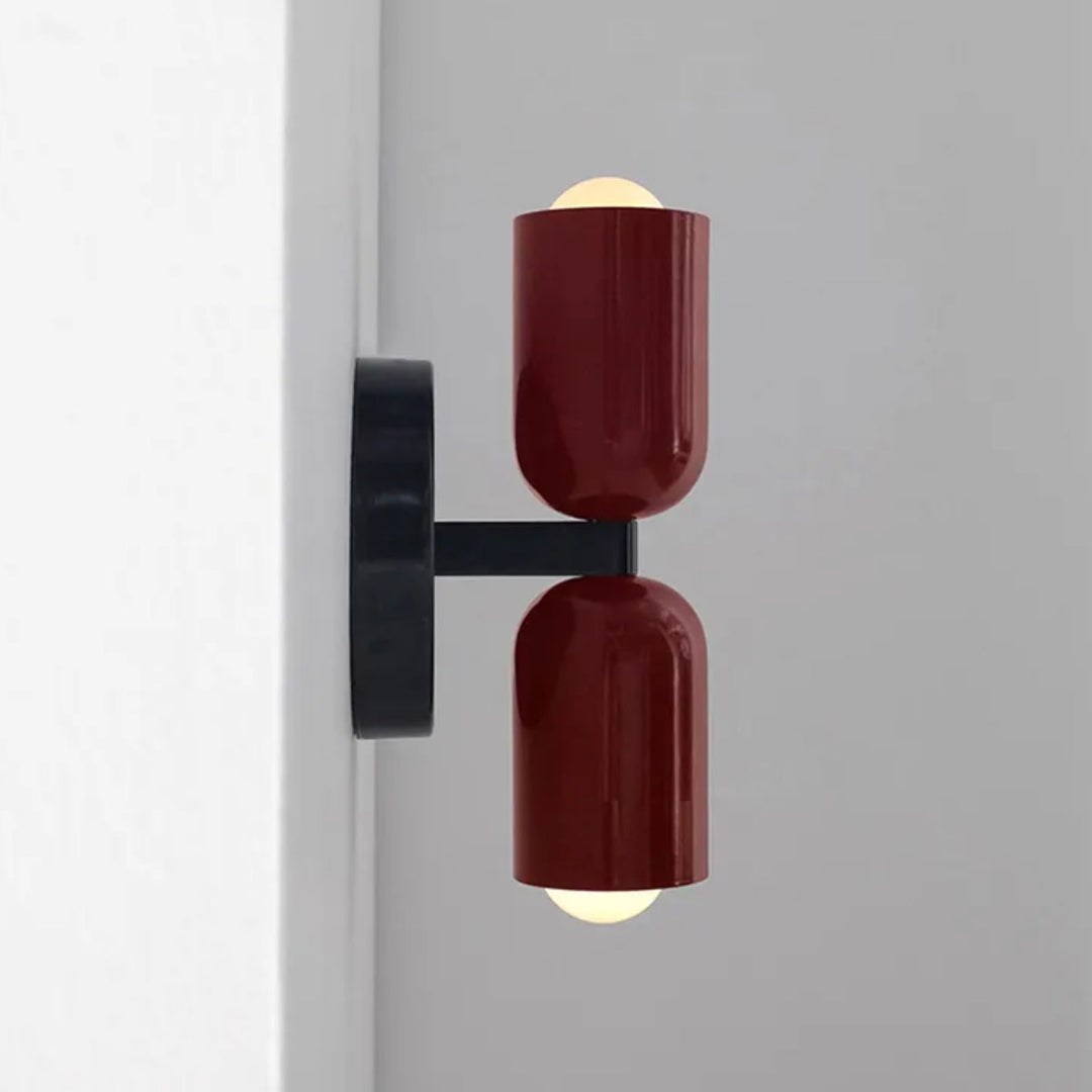 Lisslune | Double Head Wall Lamp Black Base