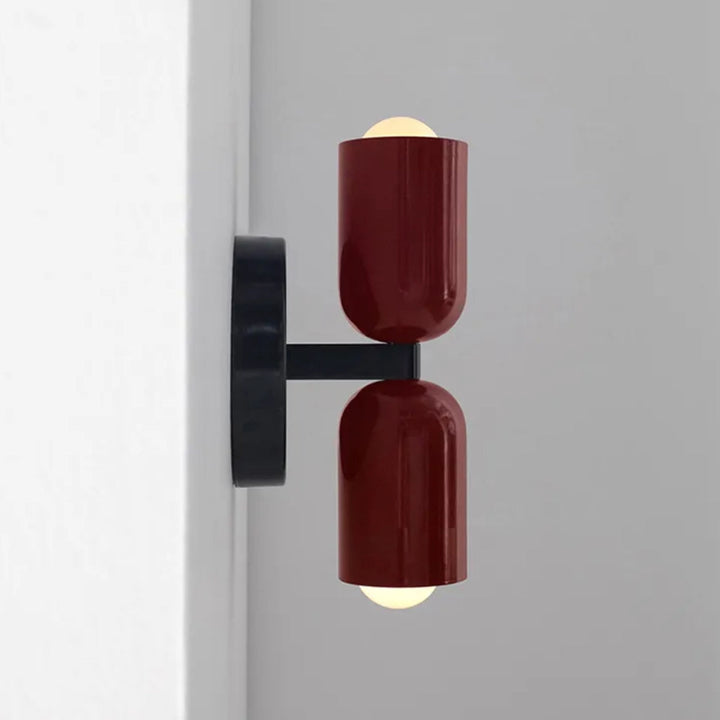 Lisslune | Double Head Wall Lamp Black Base