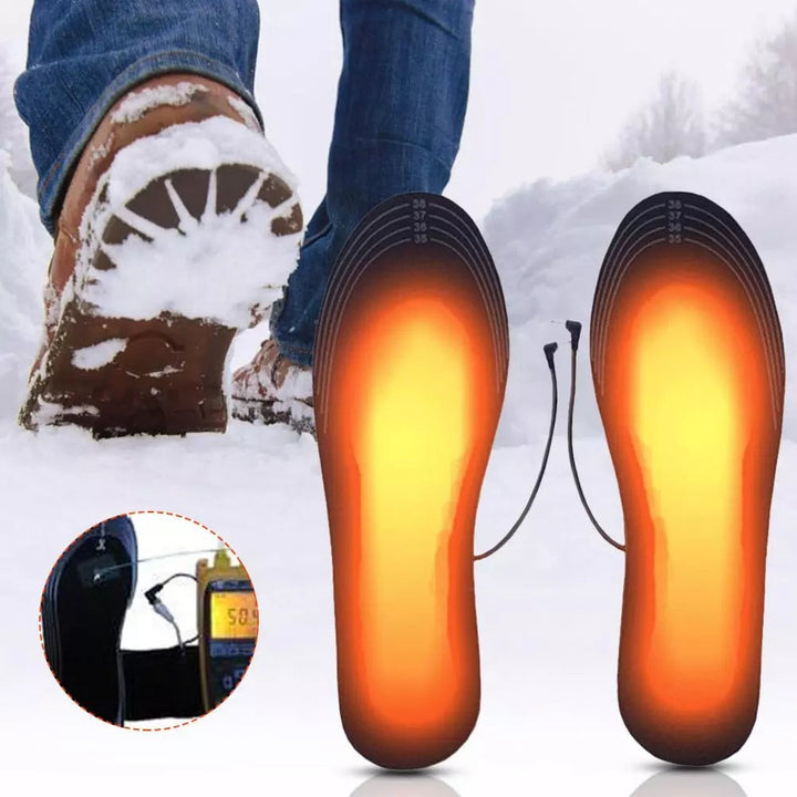 Lisslune | Rechargeable Heated Insoles – USB rechargeable with Adjustable Heat Settings