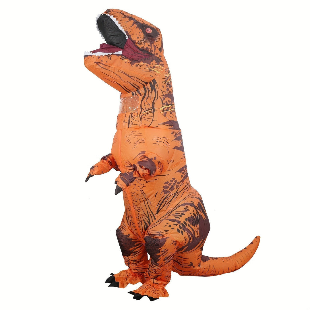 Lisslune | DinoKing Inflatable T-Rex Costume – Giant Unisex Suit with Fan