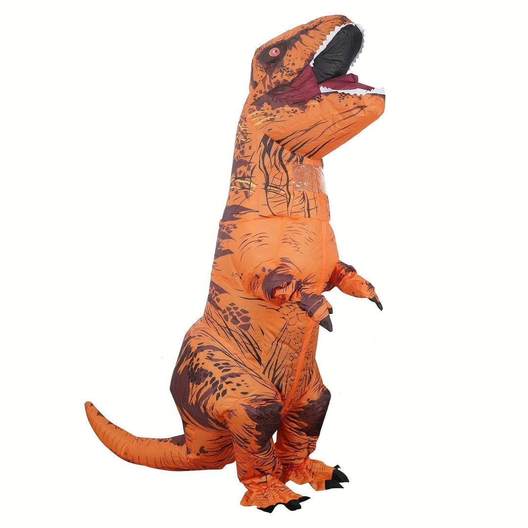 Lisslune | DinoKing Inflatable T-Rex Costume – Giant Unisex Suit with Fan