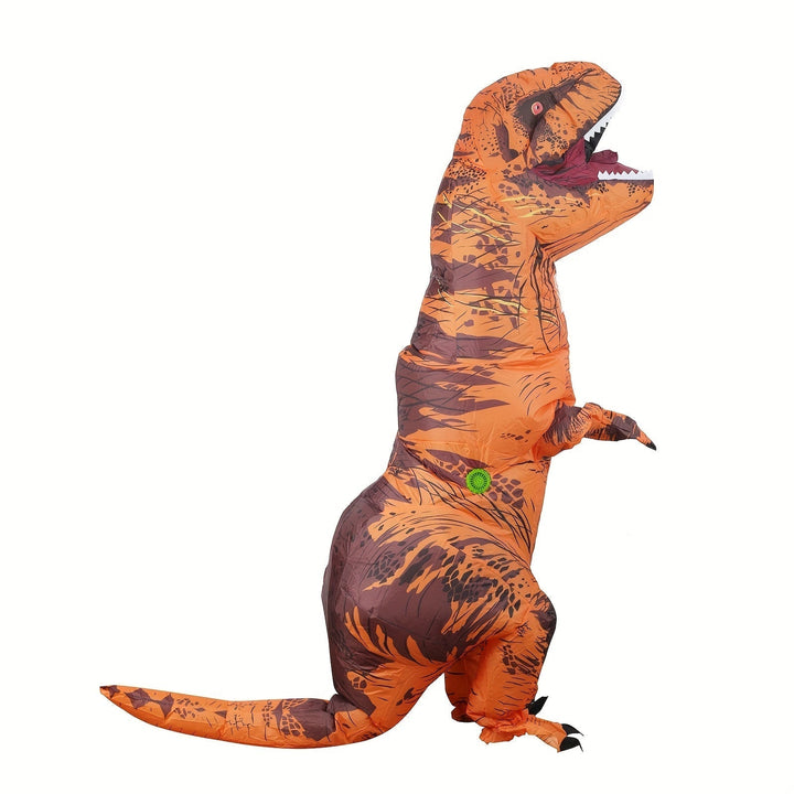 Lisslune | DinoKing Inflatable T-Rex Costume – Giant Unisex Suit with Fan