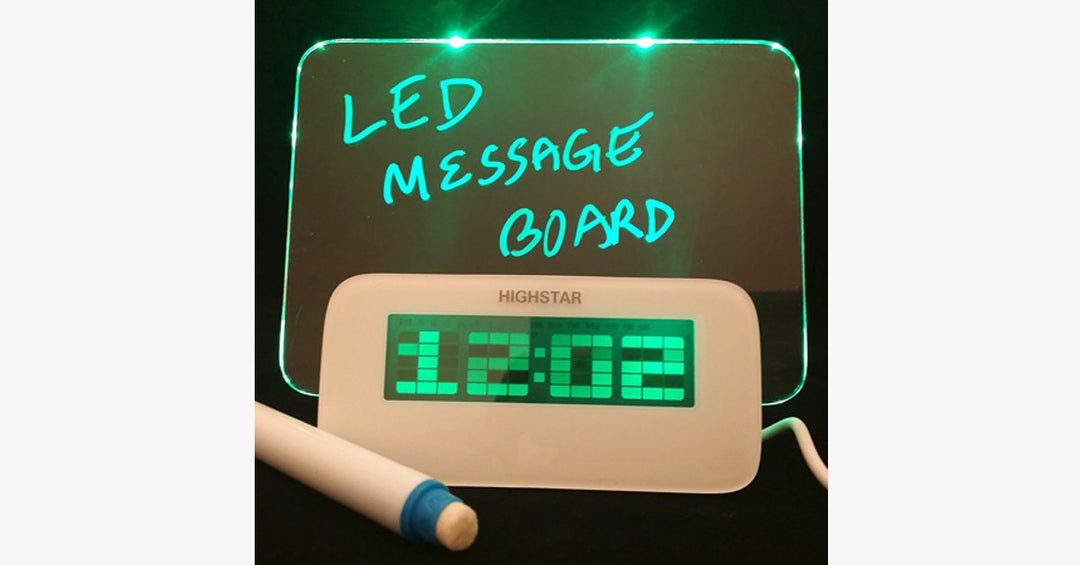 Skorter | LED message board digital clock – Add a premium look to your ...
