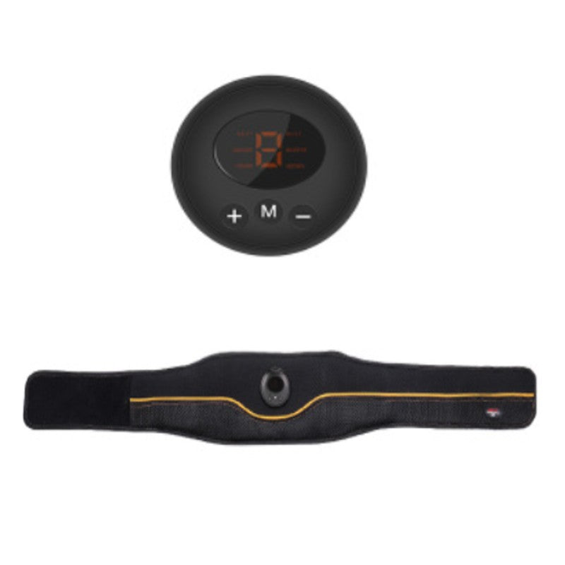 Lisslune | Rechargeable Home Smart EMS Abdominal Belt, with Fastening, Breathable Mesh, 6 Modes and 9 Strengths, for Home, Office & Gym