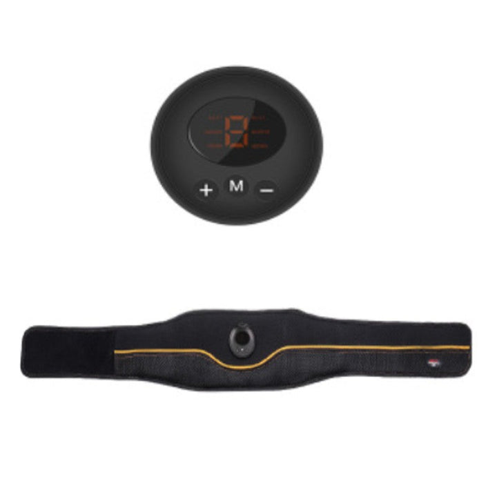 Lisslune | Rechargeable Home Smart EMS Abdominal Belt, with Fastening, Breathable Mesh, 6 Modes and 9 Strengths, for Home, Office & Gym