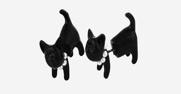 Lisslune | Reversible Kitten Stud Earrings with Three-Dimensional Design - Perfect Gift for Any Cat Lover!