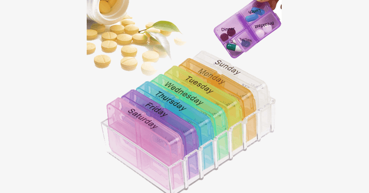Lisslune | Compact weekly tablet organizer