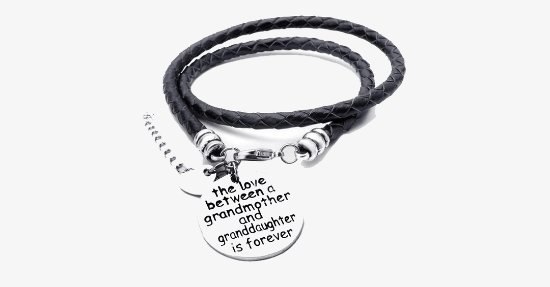 Lisslune | The love between a grandmother and granddaughter is forever - hand-stamped wristwatch