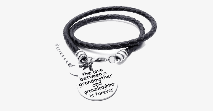 Lisslune | The love between a grandmother and granddaughter is forever - hand-stamped wristwatch