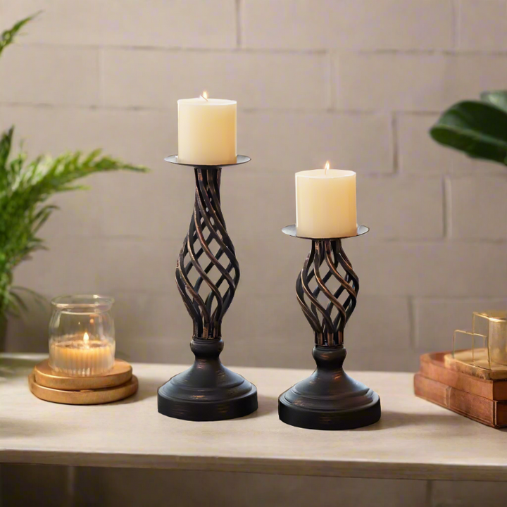 Lisslune | NoirGlow – Modern Candle Holder for Elegant & Ambient Lighting