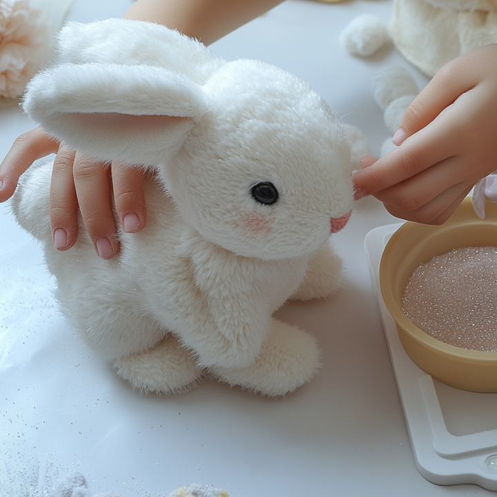 Lisslune | SpringHase Activity Plush – Movement Toy for Curious Four-Legged Friends