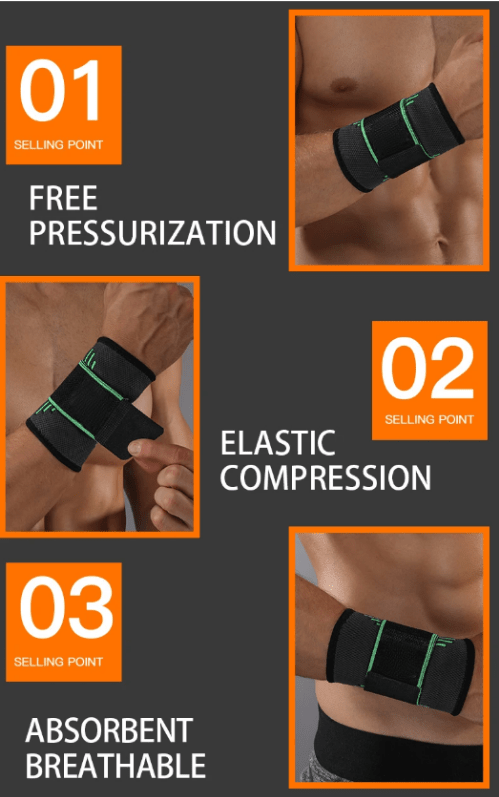 Lisslune | Wrist brace with stabilizing 3D compression