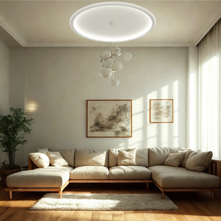 Lisslune | GLOWLITH – Scandinavian LED Ceiling Lamp for Modern, Glare-Free Lighting