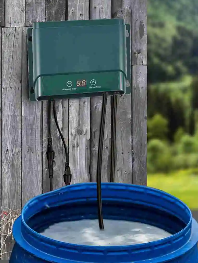 Lisslune | Solar Drip Irrigation System Kit Automatic Watering with 30 Modes & 7 Timers – AquaFlow