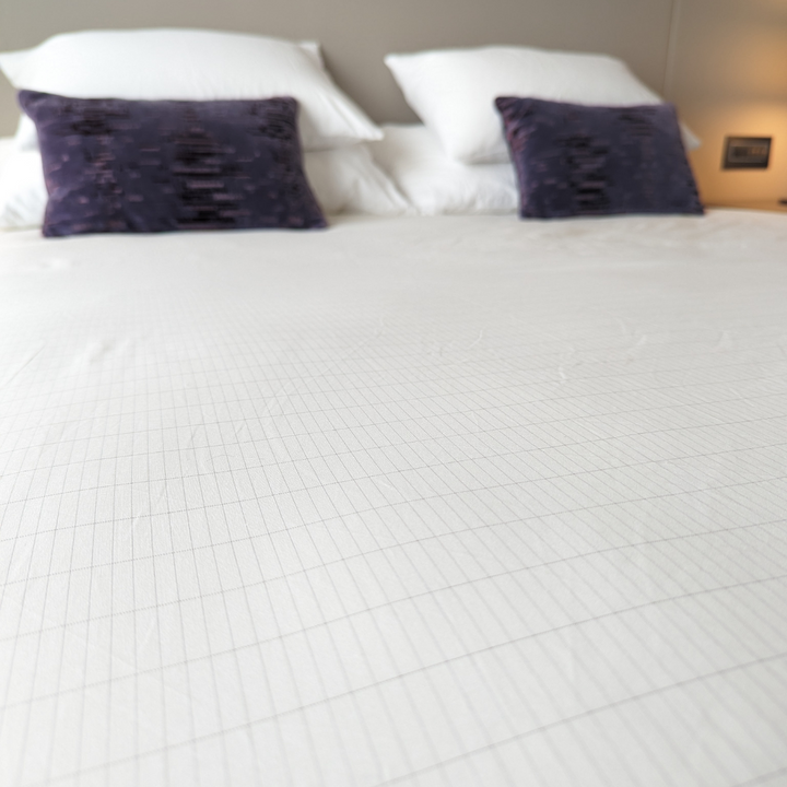 Lisslune | Fitted Organic Earthing Grounding Sheet Bed - Earthing Mattress Cover with Silver Weave Technology