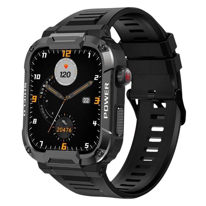 Lisslune | IronPulse X1 Robust Smartwatch – Shock Resistant, Waterproof & Health Monitor