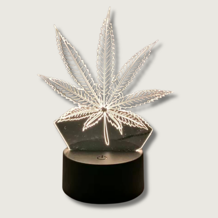 Lisslune | GlowBud - 3D Hemp Leaf Lamp