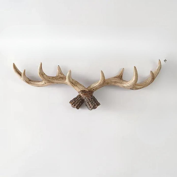 Lisslune | Vintage Antler Wall Hook Rustic Coat Rack