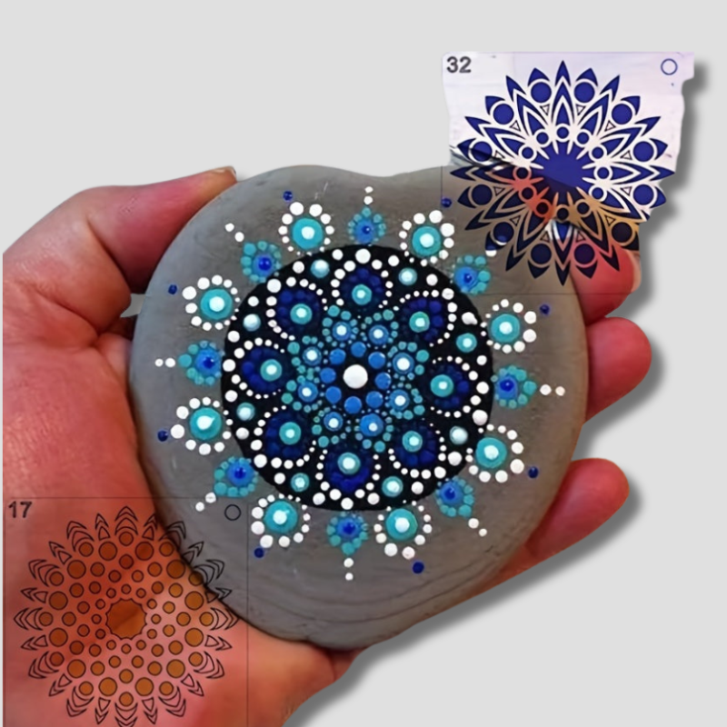 Lisslune | StencilWorks - 48 Templates for Stone & Wood Creations