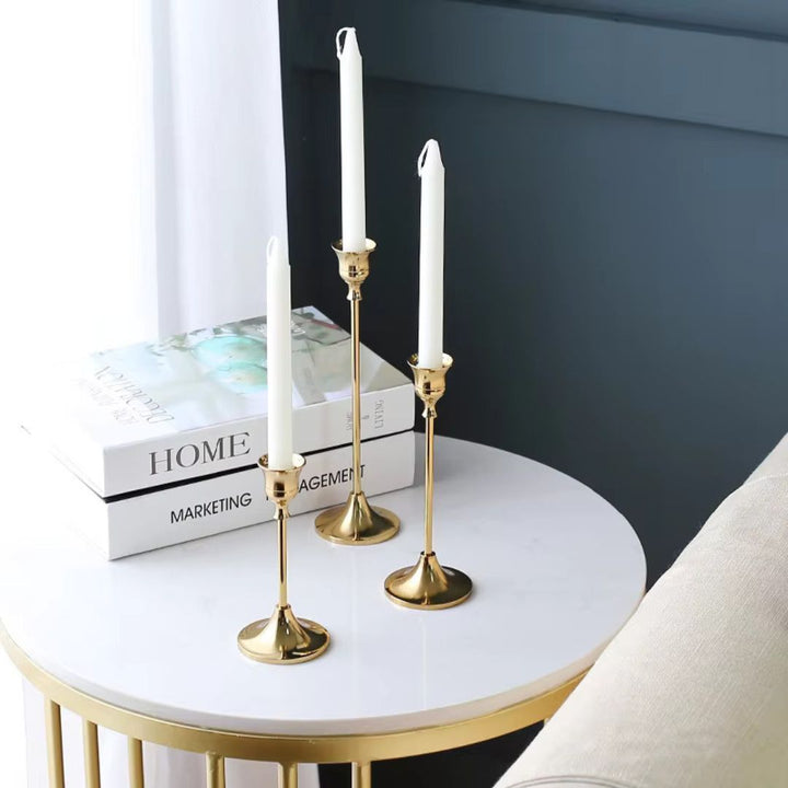 Lisslune | Premium Golden Candle Holder