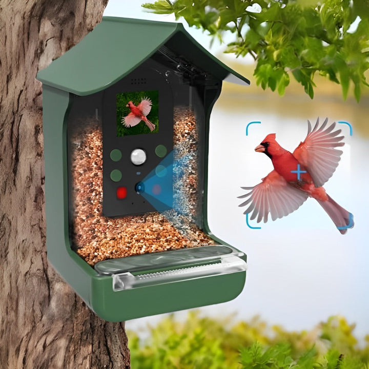 Lisslune | Smart Bird Feeder with PIR Motion Detection and Auto Capture
