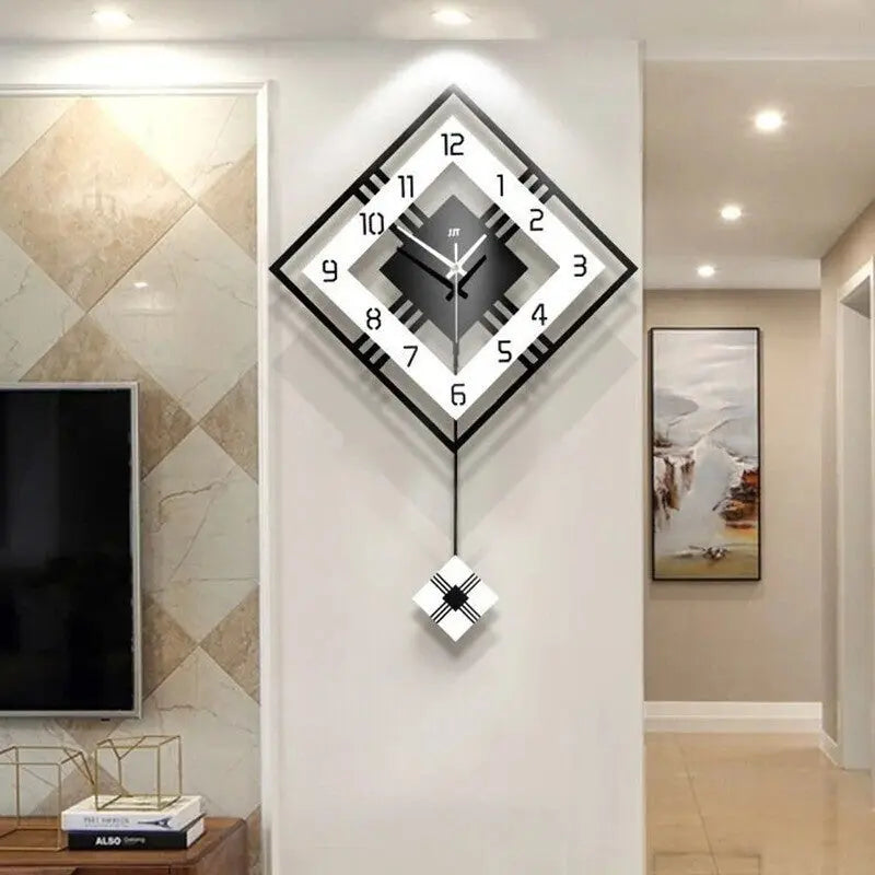 Lisslune | TimelessSquare - Simple square wall clock