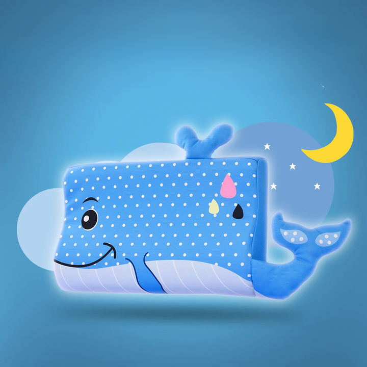 Lisslune | CuddlyPillow – Breathable Ergonomic Pillow for Kids | Neck Support & Healthy Sleep Alignment