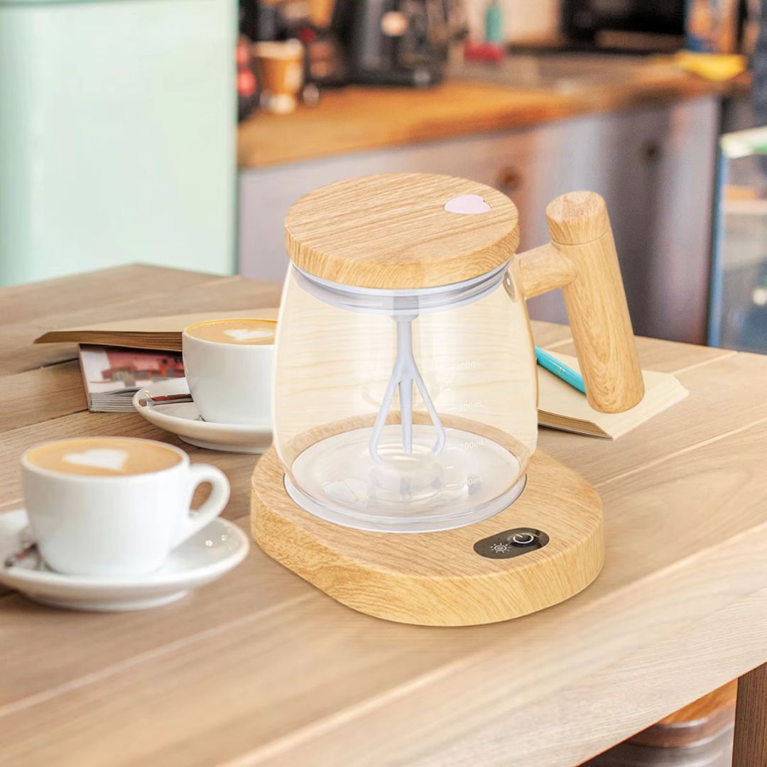 Lisslune | 2in1 Mixer Cup made of Wood