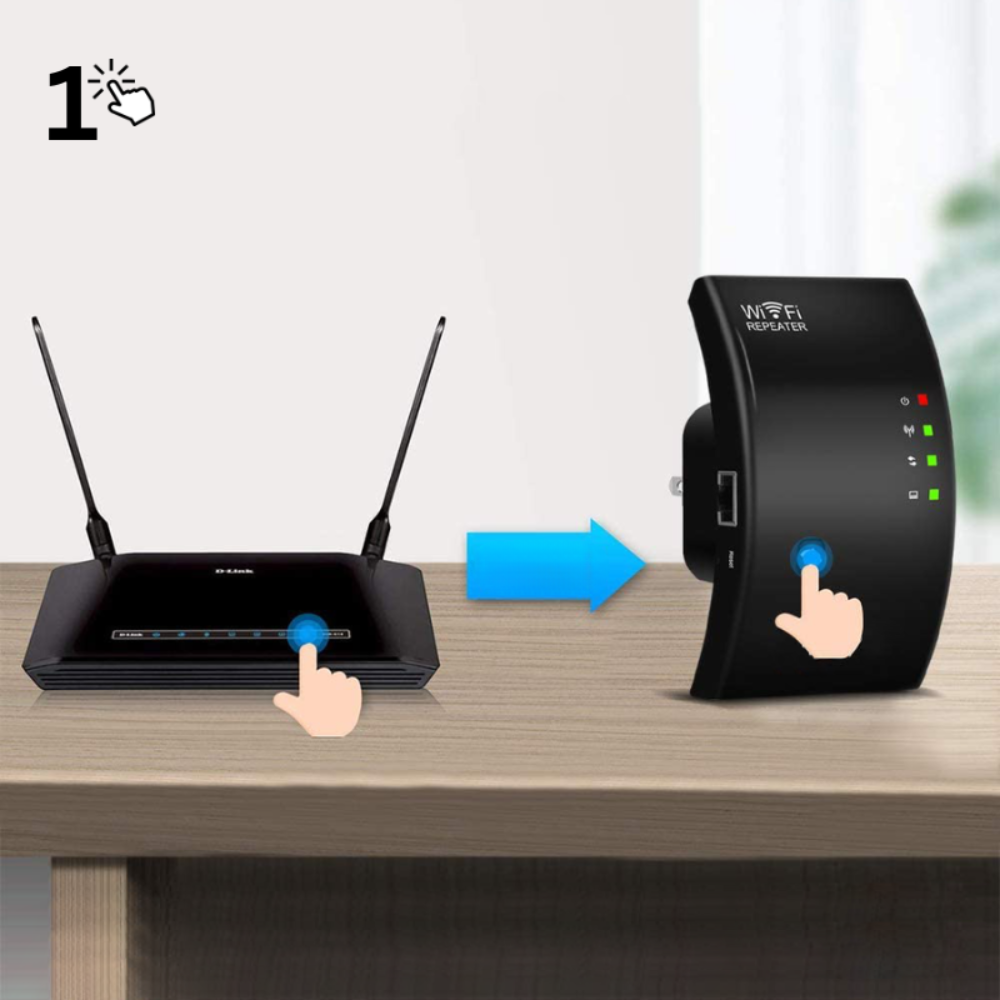 Lisslune | WiFiBooster Wireless WiFi Signal Extender – Fast & Stable Internet for Every Room