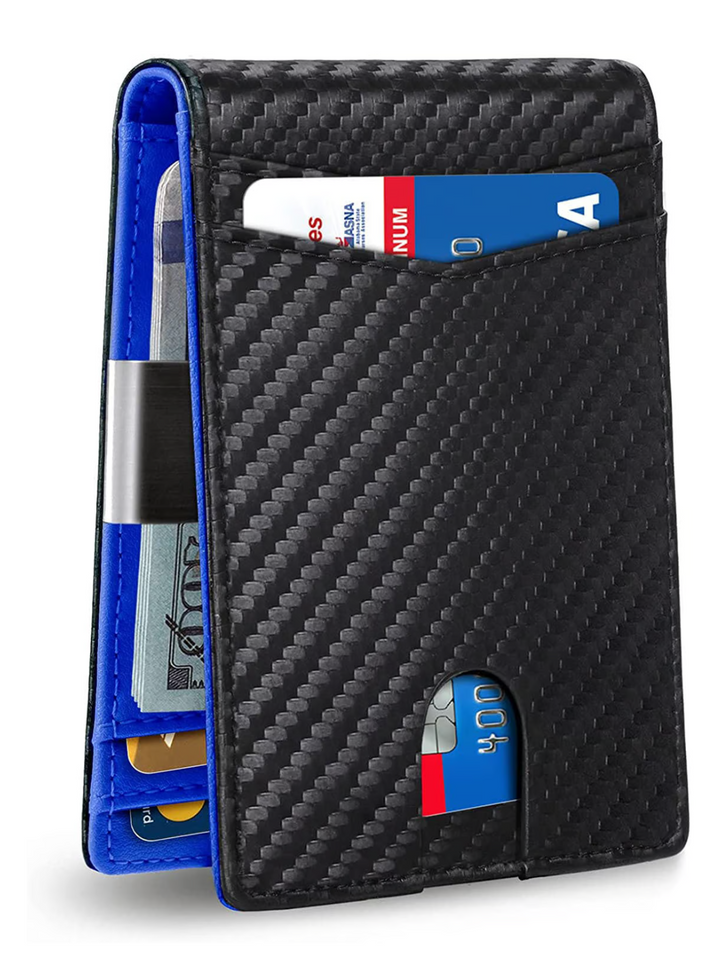 Lisslune | SafeSlim RFID Leather Men's Wallet – Compact, Thin & Safe