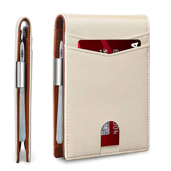 Lisslune | SafeSlim RFID Leather Men's Wallet – Compact, Thin & Safe