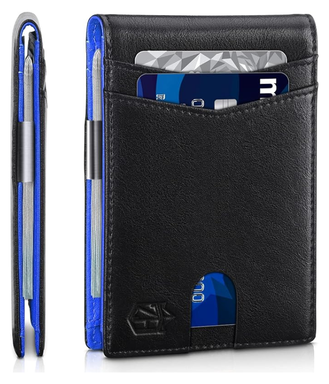 Lisslune | SafeSlim RFID Leather Men's Wallet – Compact, Thin & Safe
