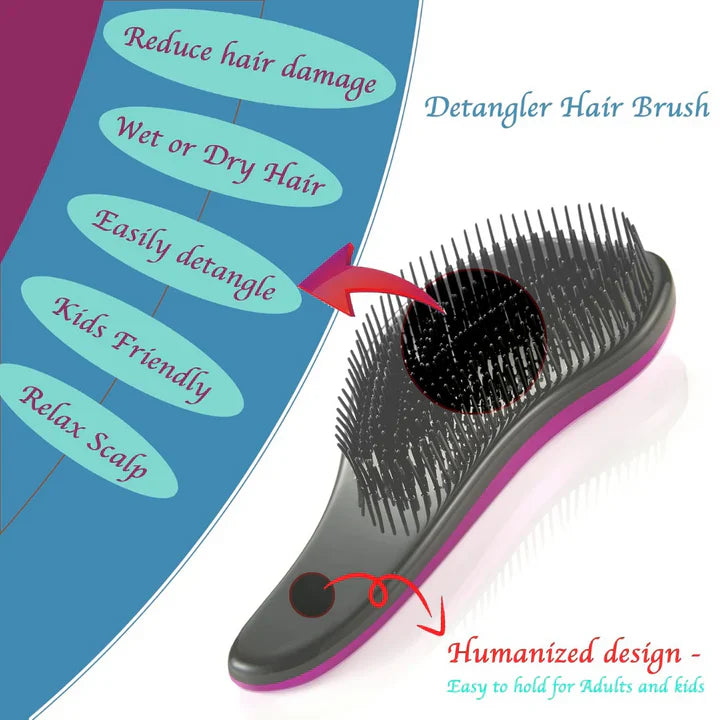 Lisslune | Ultimate Detangling Brush Set – 2-Piece Value Set