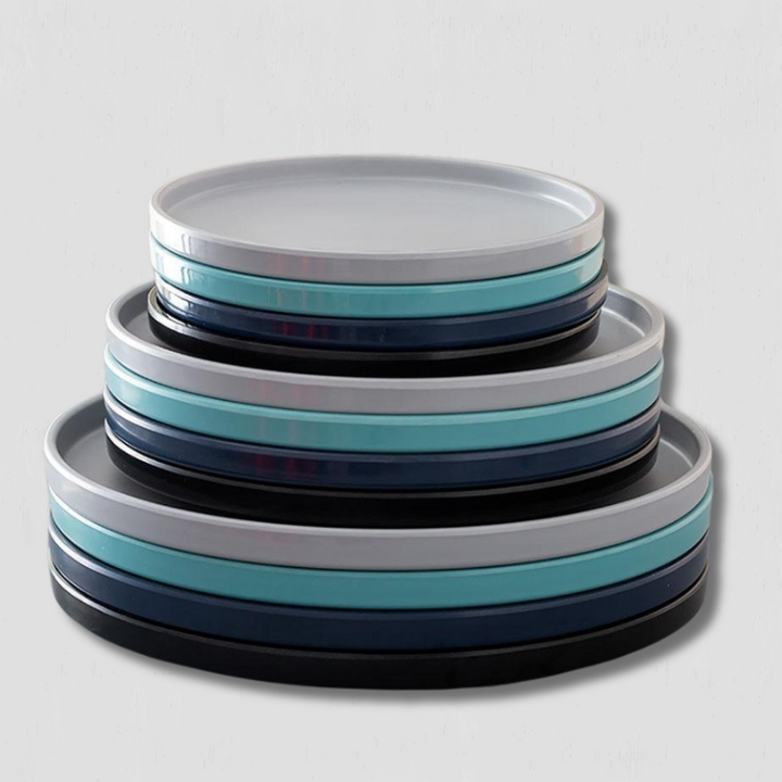 Lisslune | BarnTable - Classic Farm Melamine Dinnerware Set