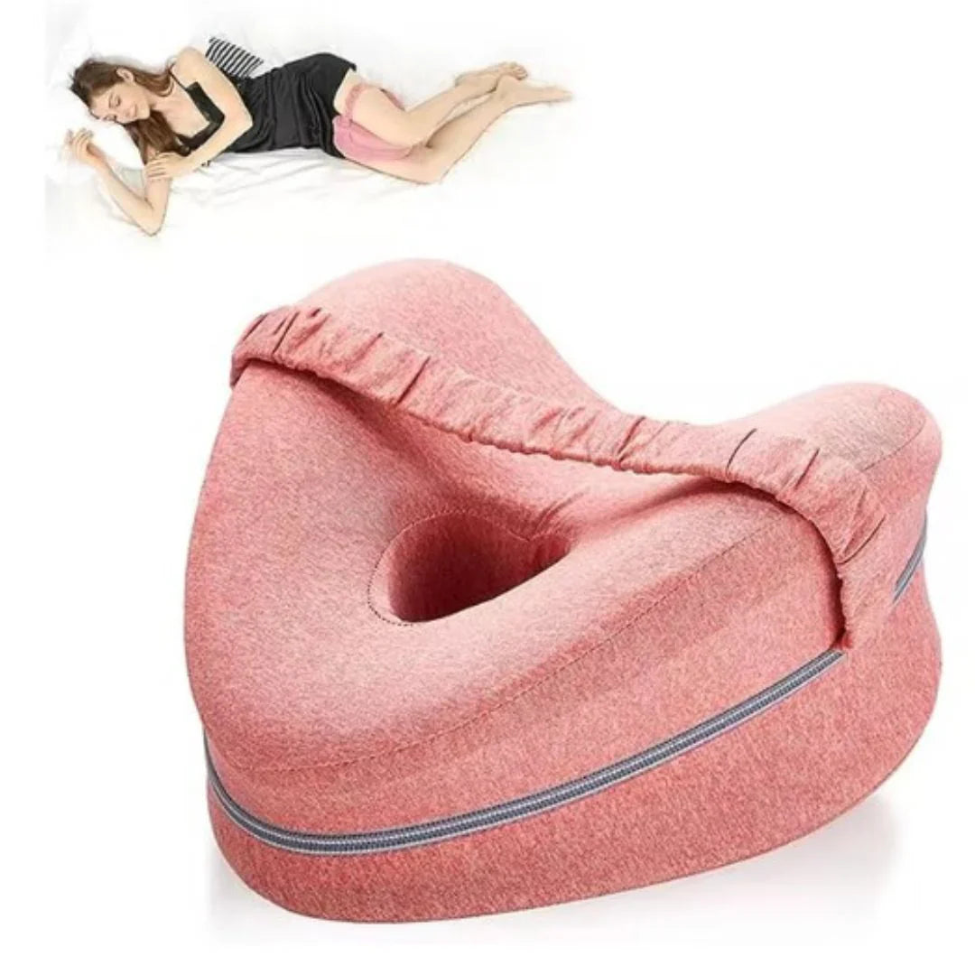 Lisslune | Orthopedic Knee Pillow for Side Sleepers – Ergonomic Leg Pillow with Memory Foam for Better Sleep