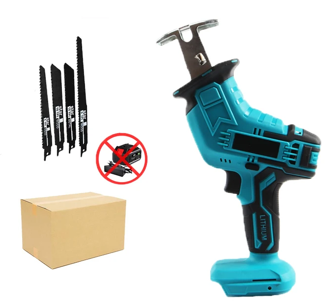 Lisslune | Cordless Electric Reciprocating Saw for Wood & Metal Cutting – PowerCut