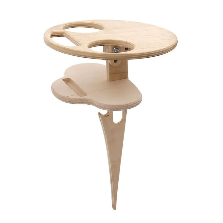Lisslune | Portable Double-Layer Wine Table for Outdoor Picnics
