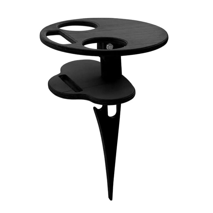 Lisslune | Portable Double-Layer Wine Table for Outdoor Picnics