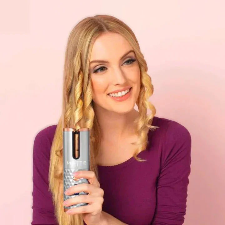 Lisslune | PerfectCurl Automatic Curling Styler | Cordless and Rechargeable for Perfect Curls